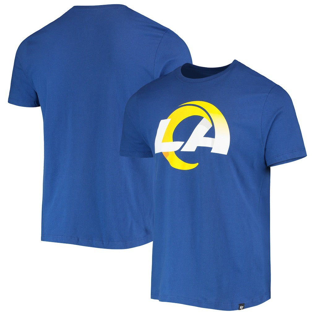 Los Angeles Rams '47 Imprint Super Rival T-Shirt - Royal - 47 brand