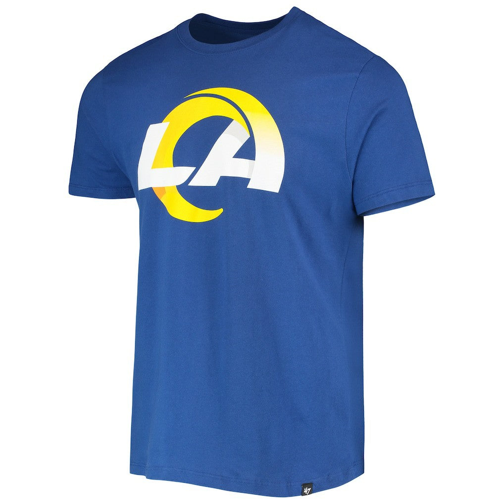 Los Angeles Rams '47 Imprint Super Rival T-Shirt - Royal - 47 brand