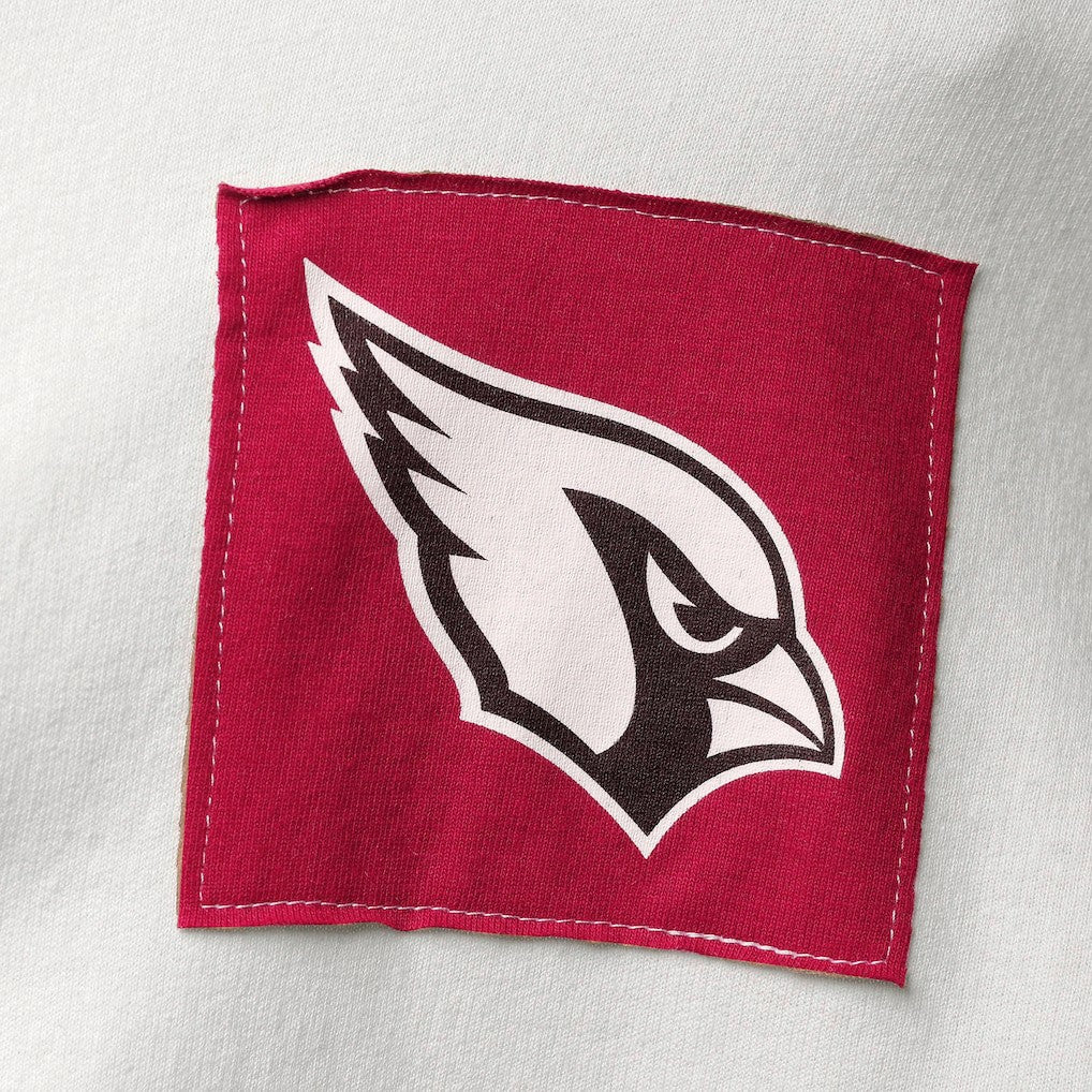 Arizona Cardinals Refried Apparel Women's Sustainable Crop Dolman Pullover Hoodie - White - NFL