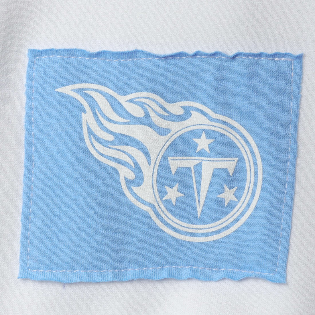 Tennessee Titans Refried Apparel Women's Sustainable Crop Dolman Pullover Hoodie - White - NFL