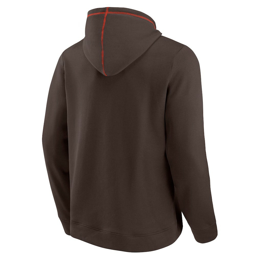 Cleveland Browns Tiebreaker Pullover Hoodie - Brown - Fanatics