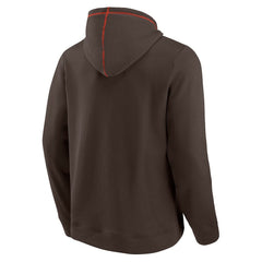 Cleveland Browns Tiebreaker Pullover Hoodie - Brown - Fanatics