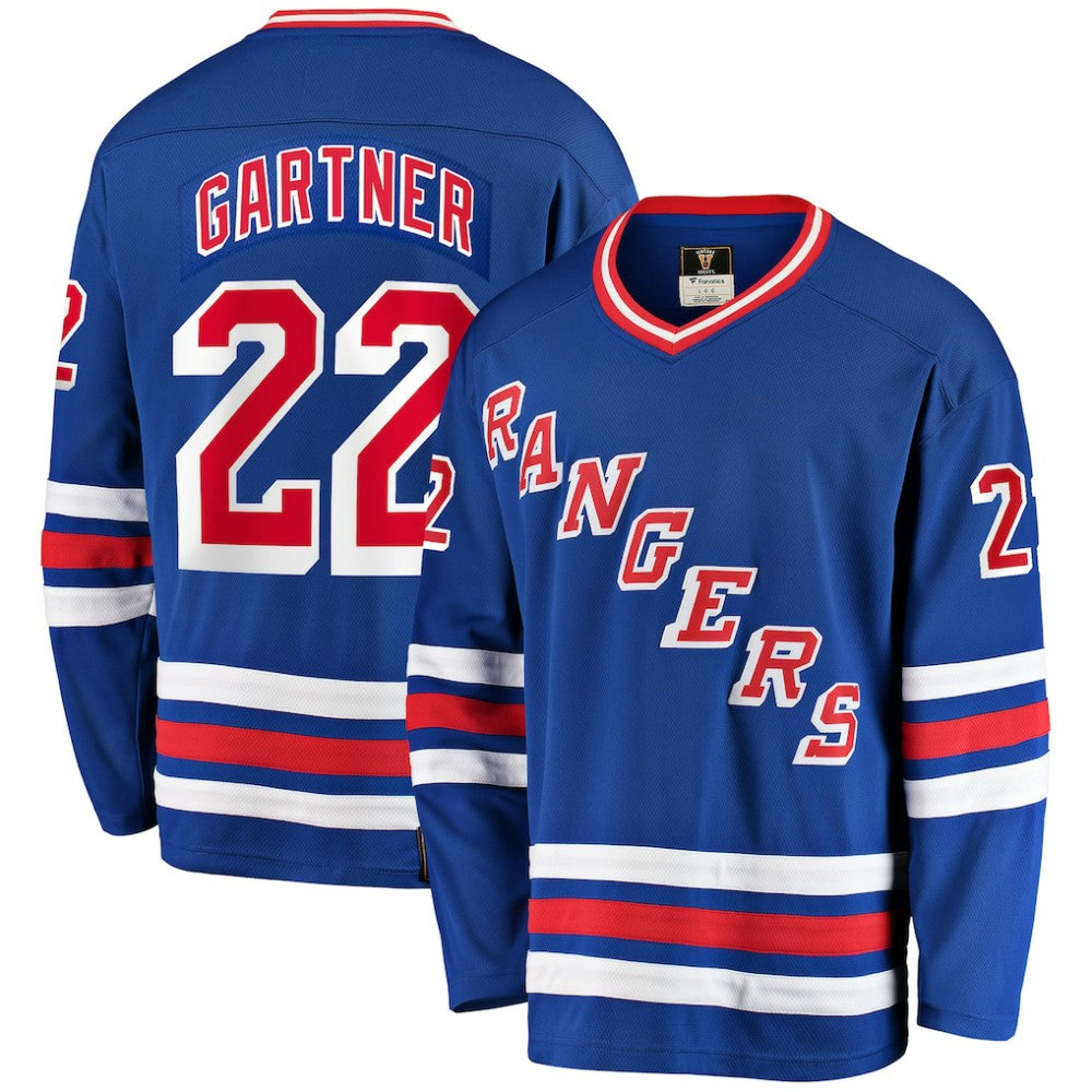 Mike Gartner New York Rangers Fanatics Premier Breakaway Retired Player Jersey - Blue | Fanatics near me