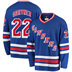 Mike Gartner New York Rangers Fanatics Premier Breakaway Retired Player Jersey - Blue | Fanatics near me