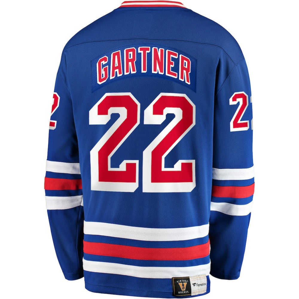 Mike Gartner New York Rangers Fanatics Premier Breakaway Retired Player Jersey - Blue | Fanatics near me