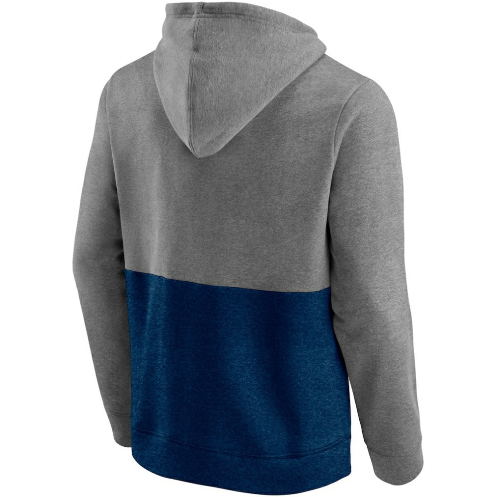Seattle Kraken Fanatics Block Party Classic Arch Signature Pullover Hoodie - Heathered Gray/Deep Sea Blue | Fanatics online