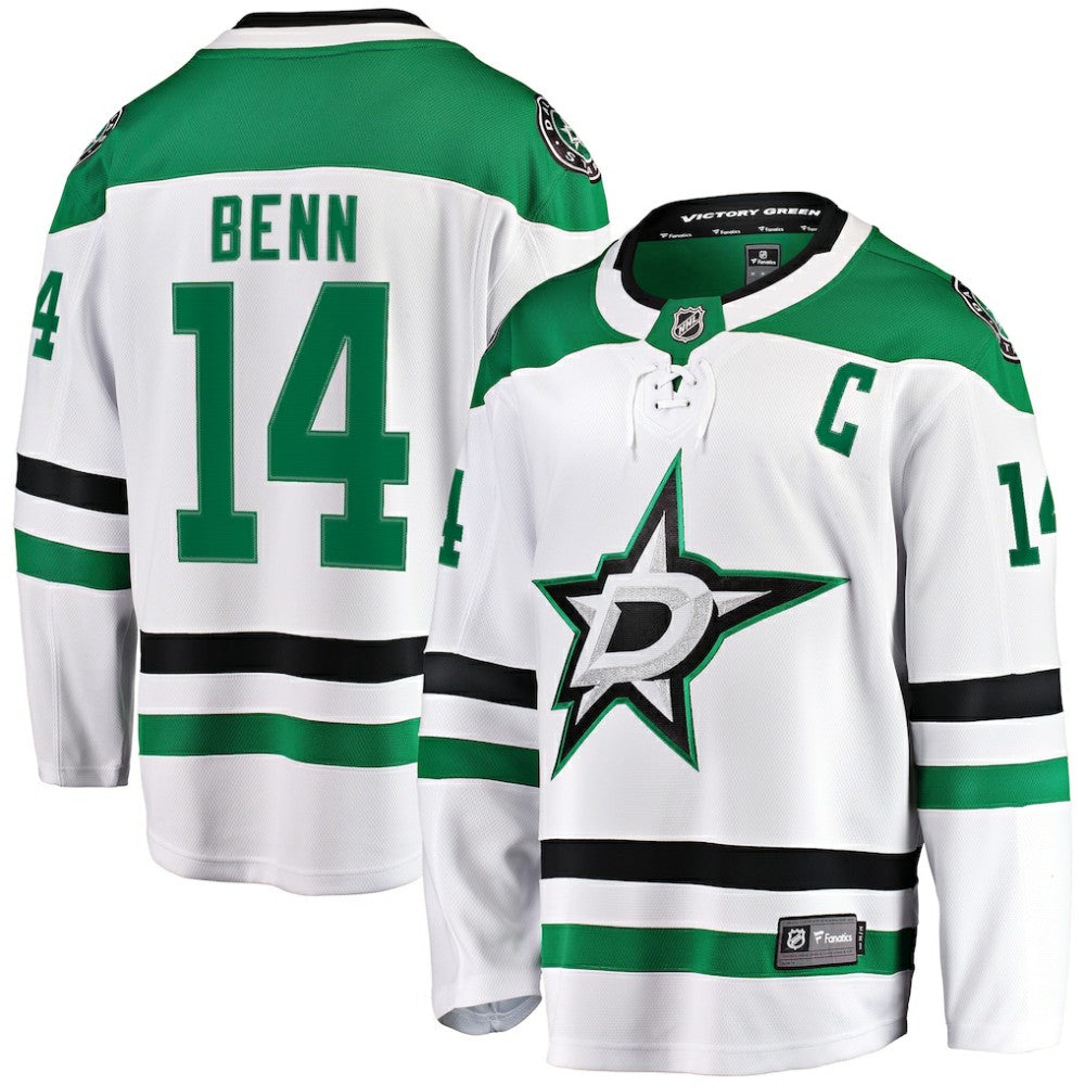 Jamie Benn Dallas Stars Fanatics Breakaway Jersey - White | Fanatics Clearance