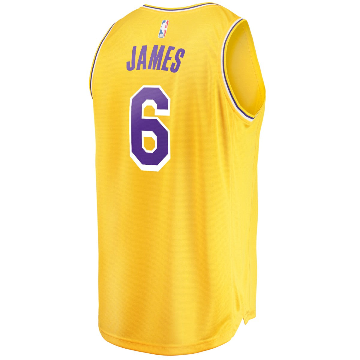 Fanatics LeBron James Los Angeles Lakers #6 Fast Break Replica Player Jersey Gold Icon Edition