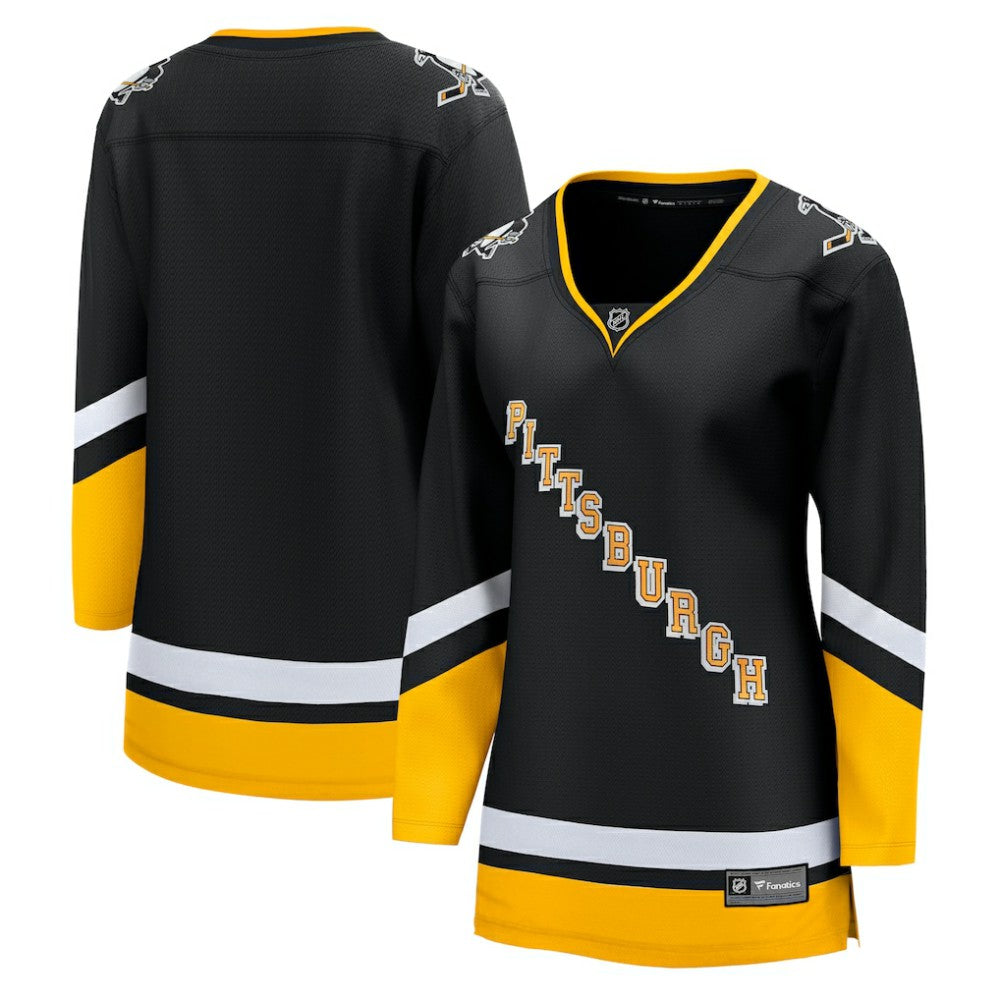 Pittsburgh Penguins Fanatics Women's Alternate Breakaway Jersey - Black | Fanatics Clearance