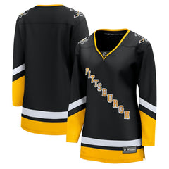 Pittsburgh Penguins Fanatics Women's Alternate Breakaway Jersey - Black | Fanatics Clearance