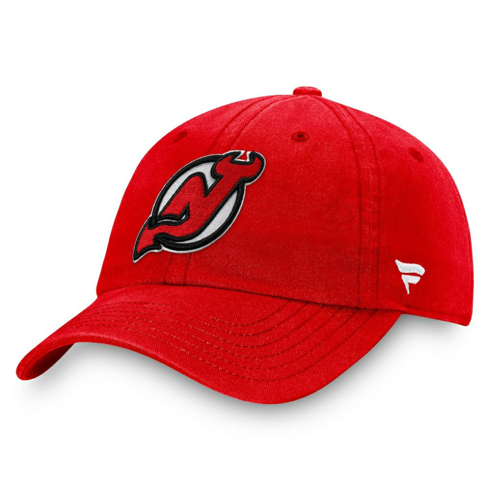 New Jersey Devils Fanatics Core Primary Logo Adjustable Hat - Red | Fanatics discount