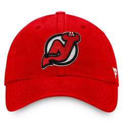 New Jersey Devils Fanatics Core Primary Logo Adjustable Hat - Red | Fanatics discount