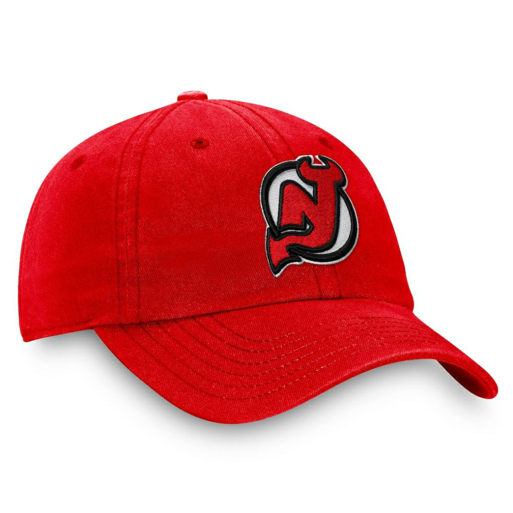 New Jersey Devils Fanatics Core Primary Logo Adjustable Hat - Red | Fanatics discount