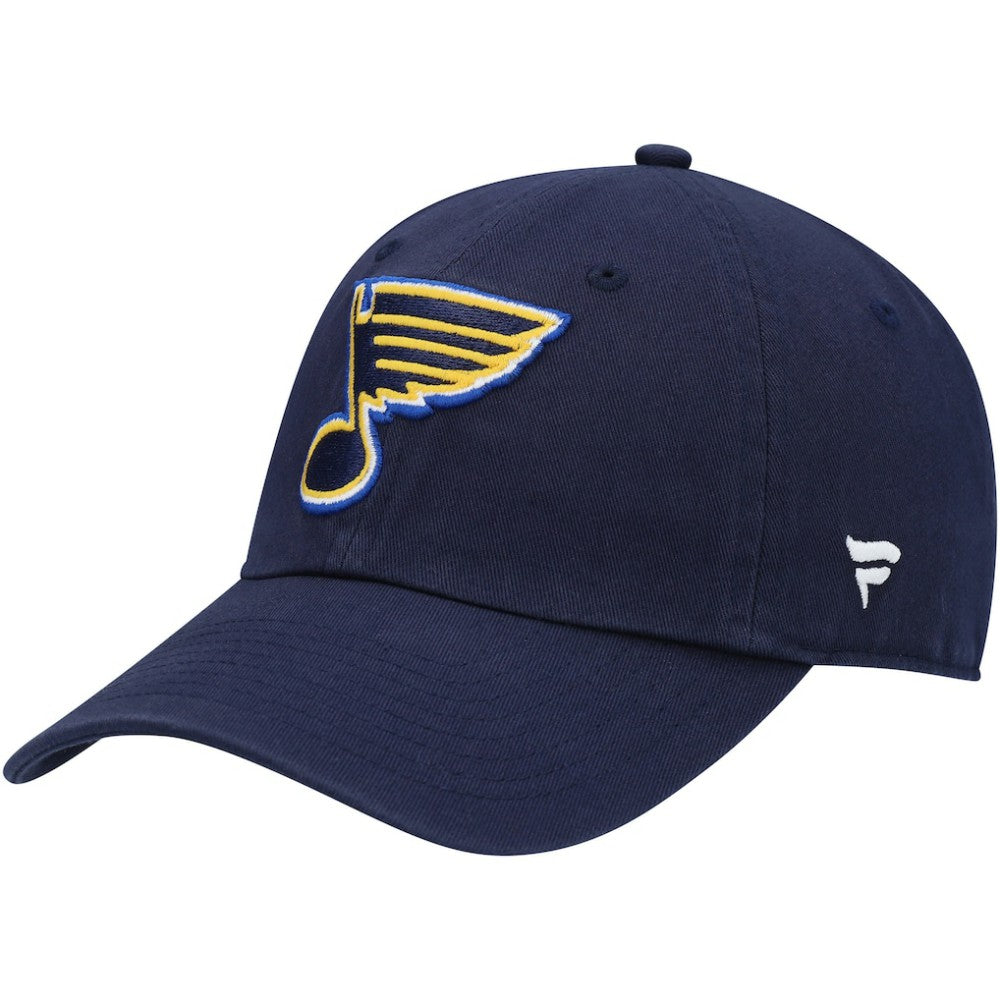 St. Louis Blues Fanatics Core Primary Logo Adjustable Hat - Navy | Fanatics on sale
