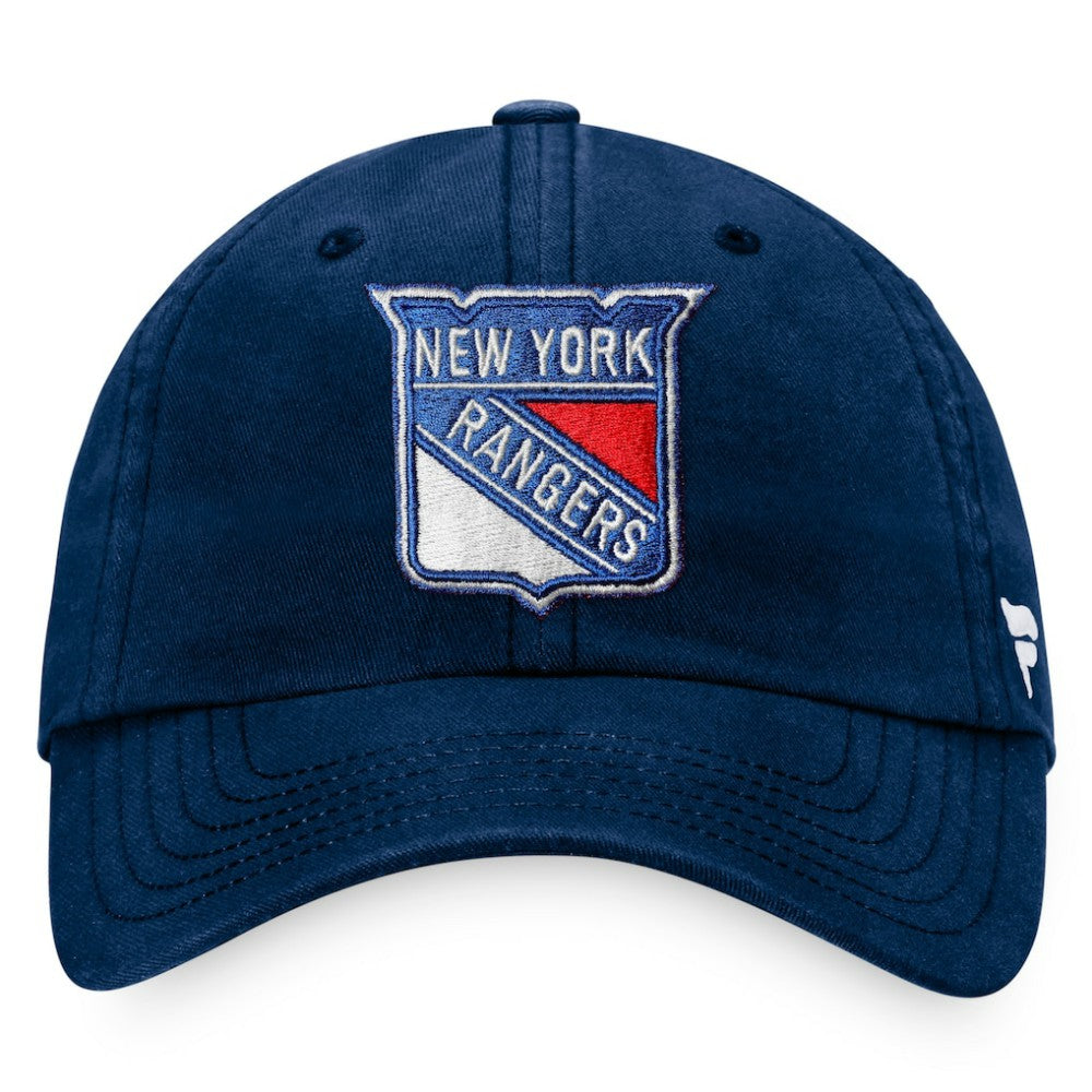 New York Rangers Fanatics Core Primary Logo Adjustable Hat - Navy | Fanatics near me