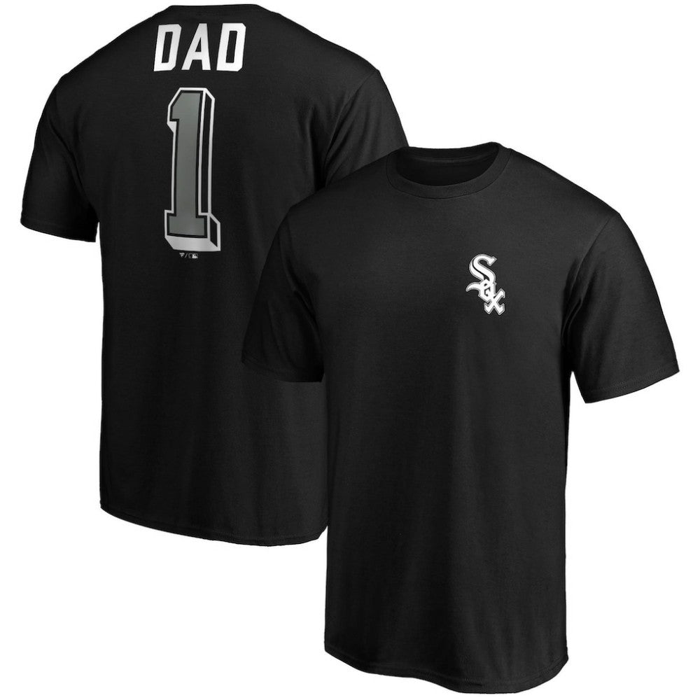 Chicago White Sox Fanatics Number One Dad Team T-Shirt Outlet