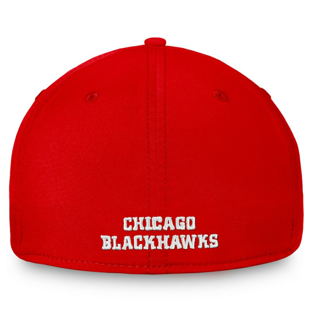 Chicago Blackhawks Fanatics Core Primary Logo Flex Hat - Red | Fanatics online