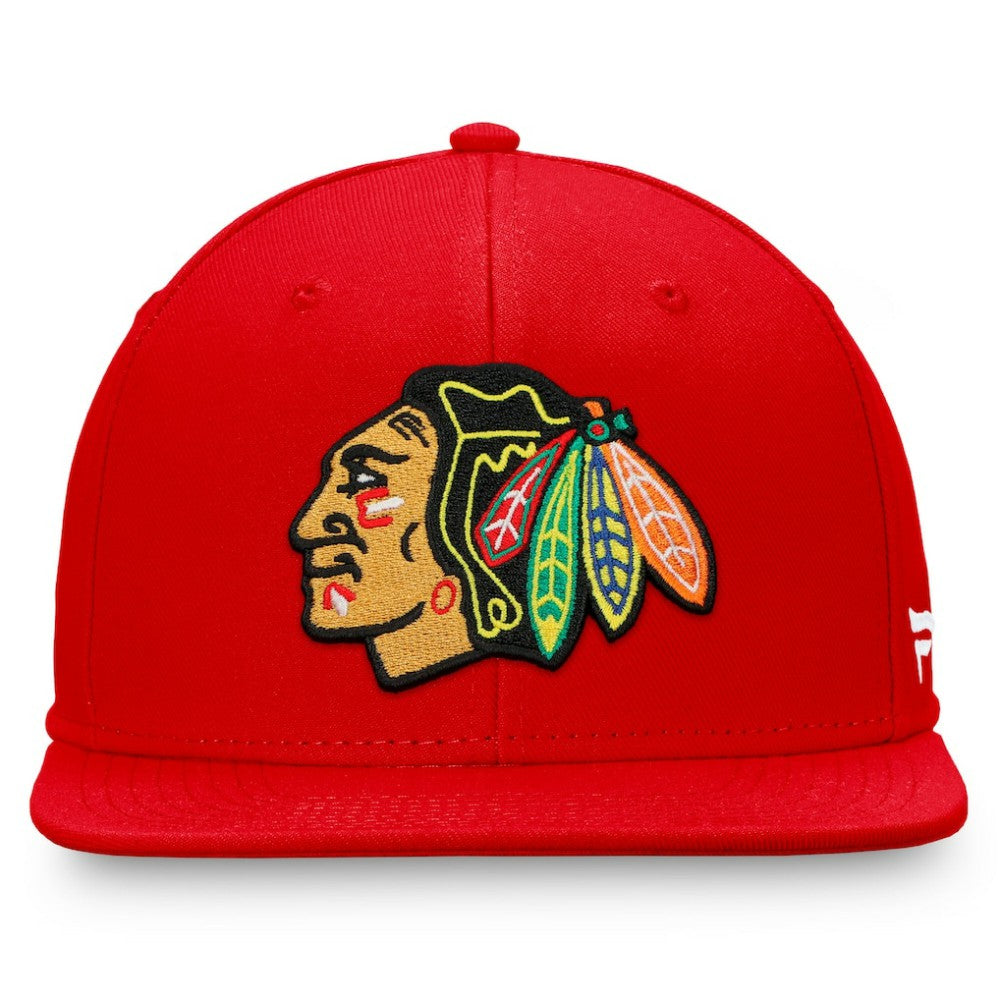 Chicago Blackhawks Fanatics Primary Logo Snapback Hat - Red | Fanatics on sale