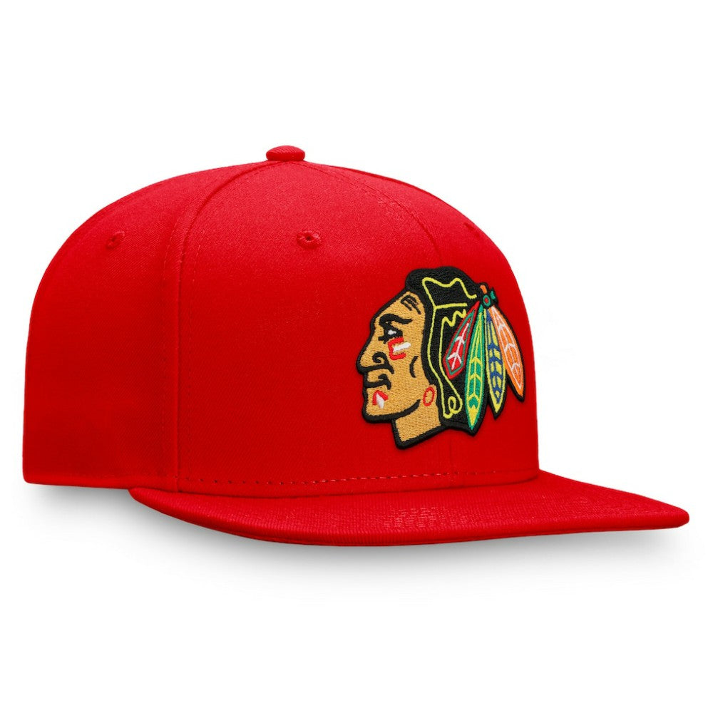 Chicago Blackhawks Fanatics Primary Logo Snapback Hat - Red | Fanatics on sale