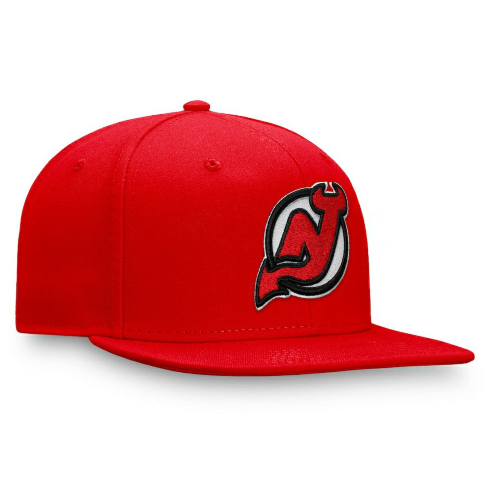 New Jersey Devils Fanatics Primary Logo Snapback Hat - Red | Fanatics sale