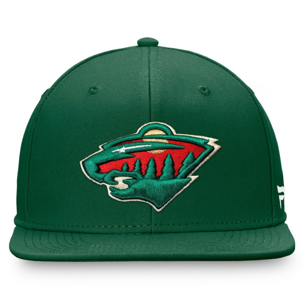 Minnesota Wild Fanatics Primary Logo Snapback Hat - Green | Fanatics discount