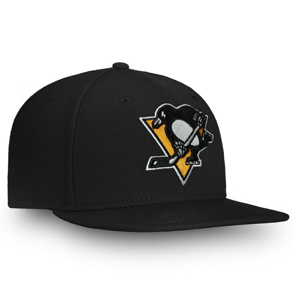 Pittsburgh Penguins Fanatics Primary Logo Snapback Hat - Black | Fanatics Lifestyle