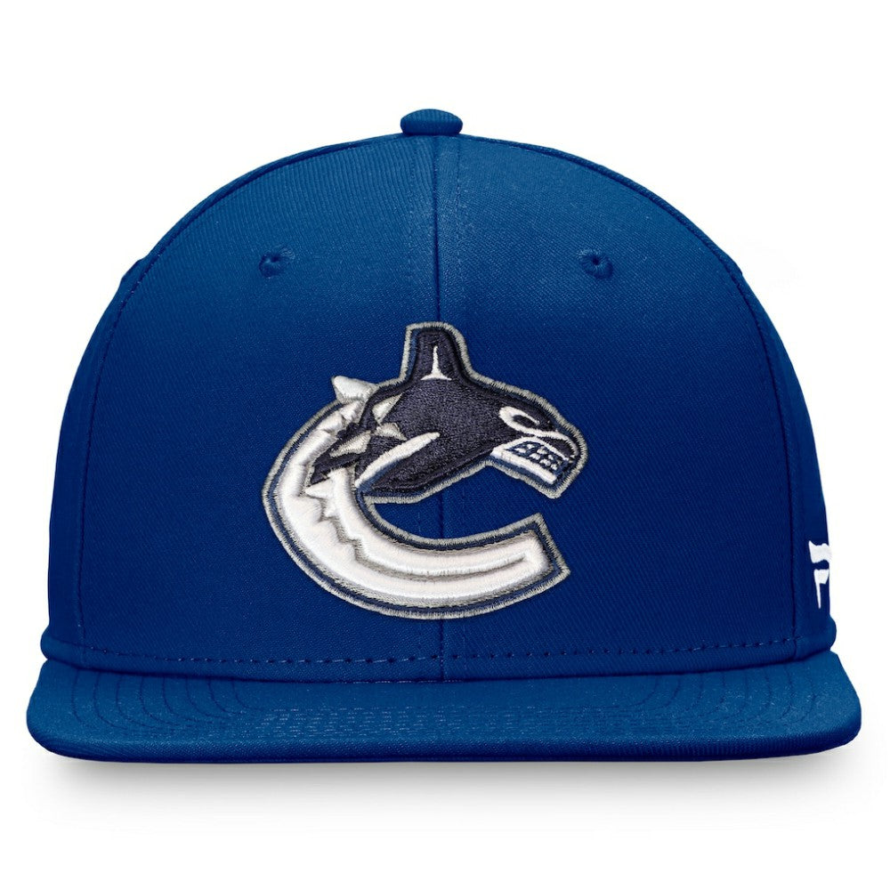 Vancouver Canucks Fanatics Primary Logo Snapback Hat - Blue | Fanatics on sale