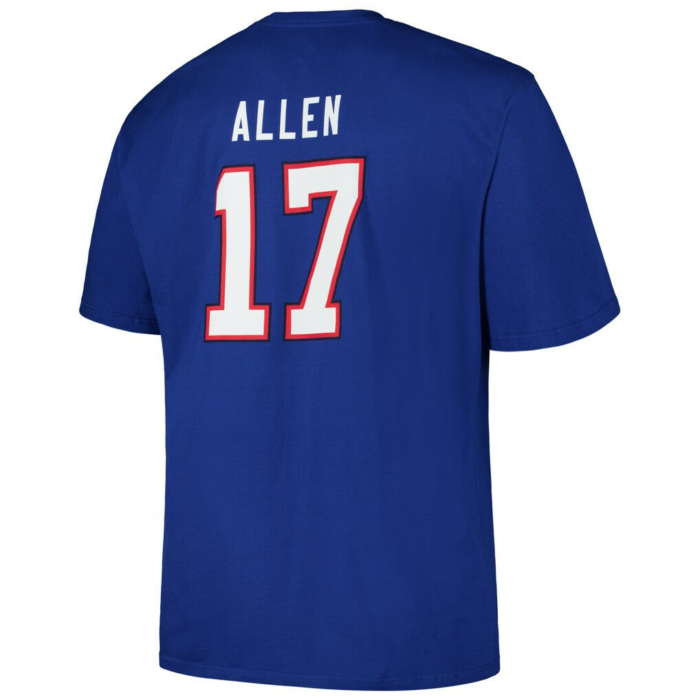Josh Allen Buffalo Bills Big & Tall Player Name & Number T-Shirt - Royal - Fanatics