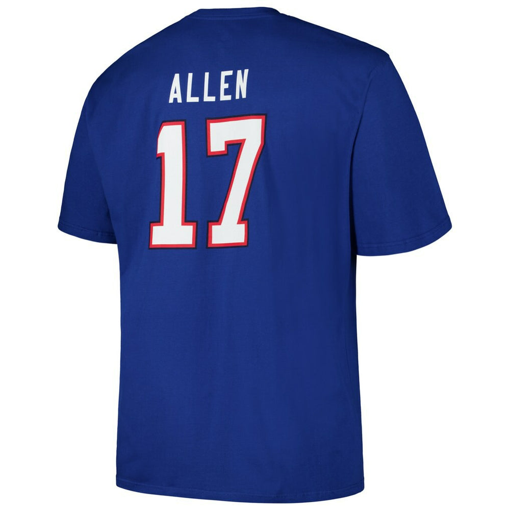 Josh Allen Buffalo Bills Big & Tall Player Name & Number T-Shirt - Royal - Fanatics