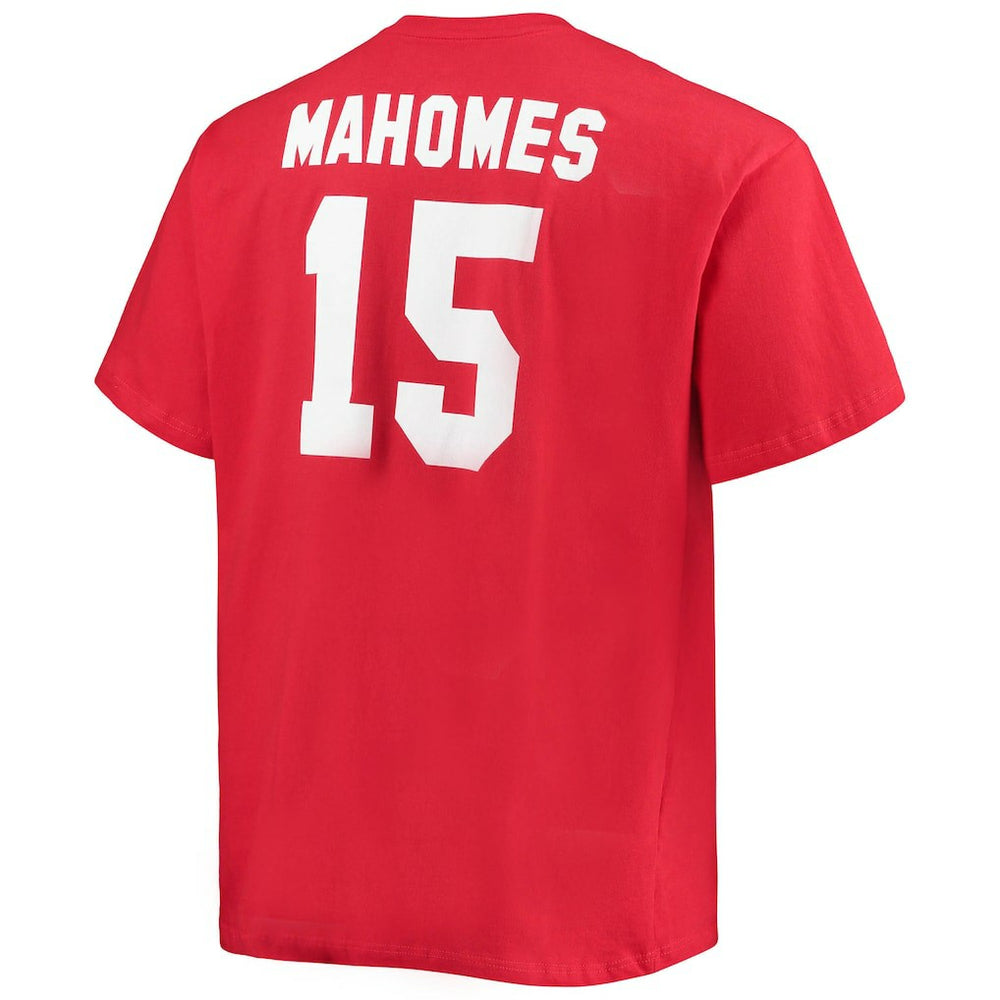 Patrick Mahomes Kansas City Chiefs Big & Tall Player Name & Number T-Shirt - Red - Fanatics