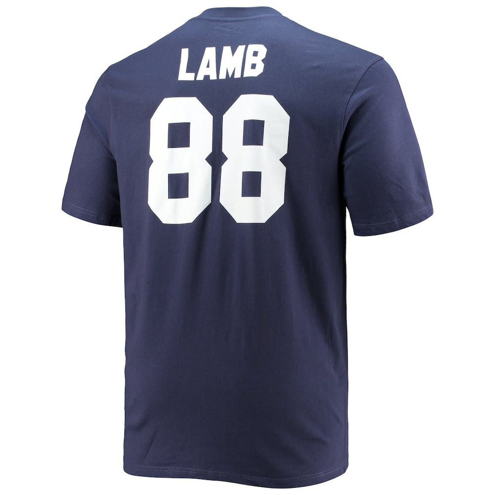 CeeDee Lamb Dallas Cowboys Big & Tall Player Name & Number T-Shirt - Navy - Fanatics