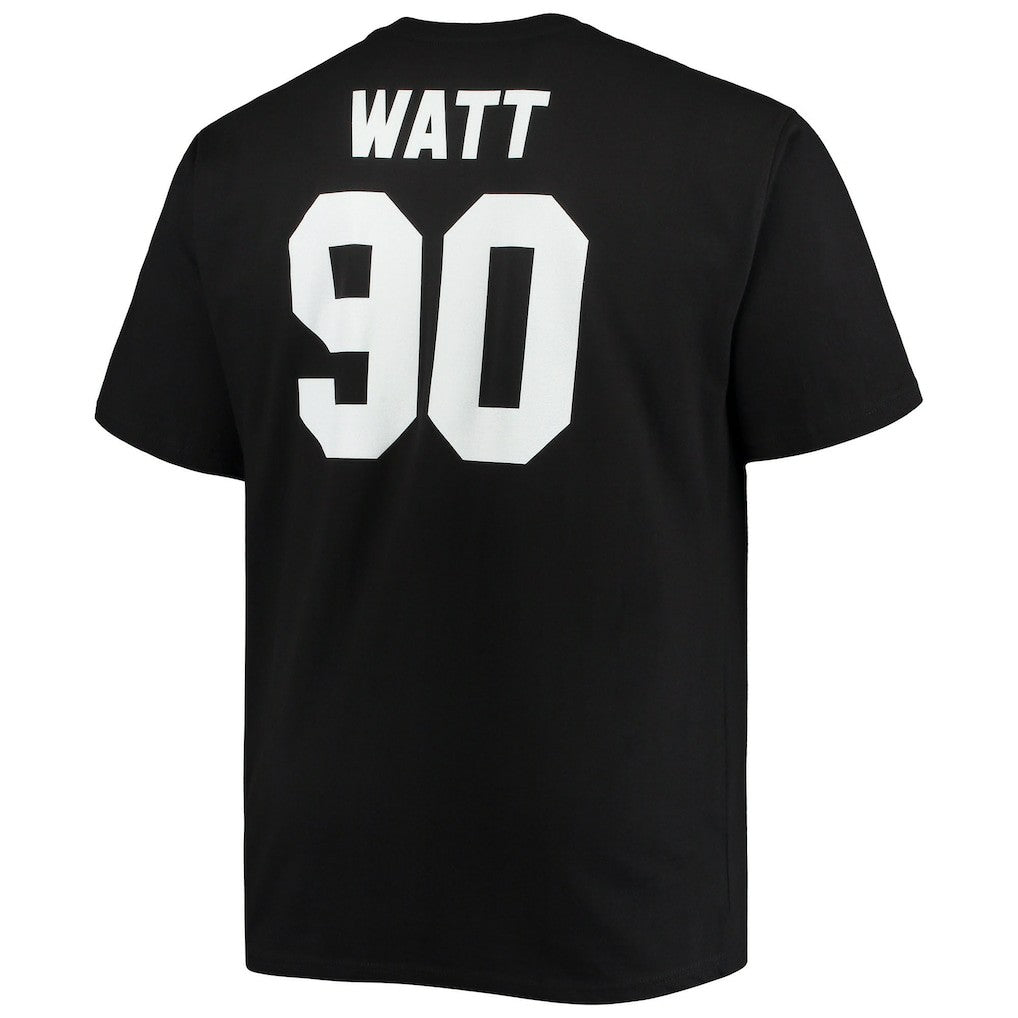T.J. Watt Pittsburgh Steelers Big & Tall Player Name & Number T-Shirt - Black - Fanatics