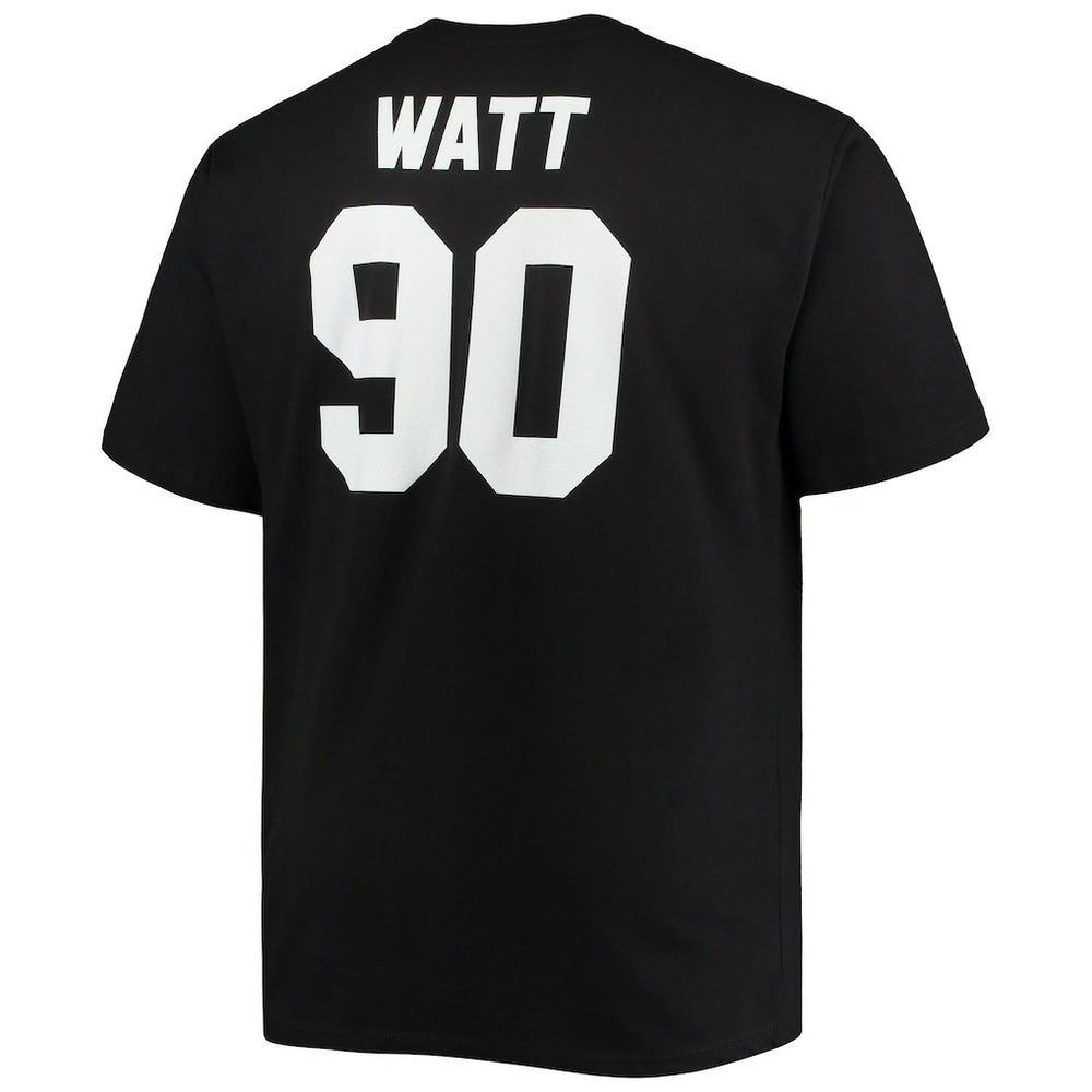 T.J. Watt Pittsburgh Steelers Big & Tall Player Name & Number T-Shirt - Black - Fanatics