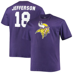 Justin Jefferson Minnesota Vikings Big & Tall Player Name & Number T-Shirt - Purple - Fanatics