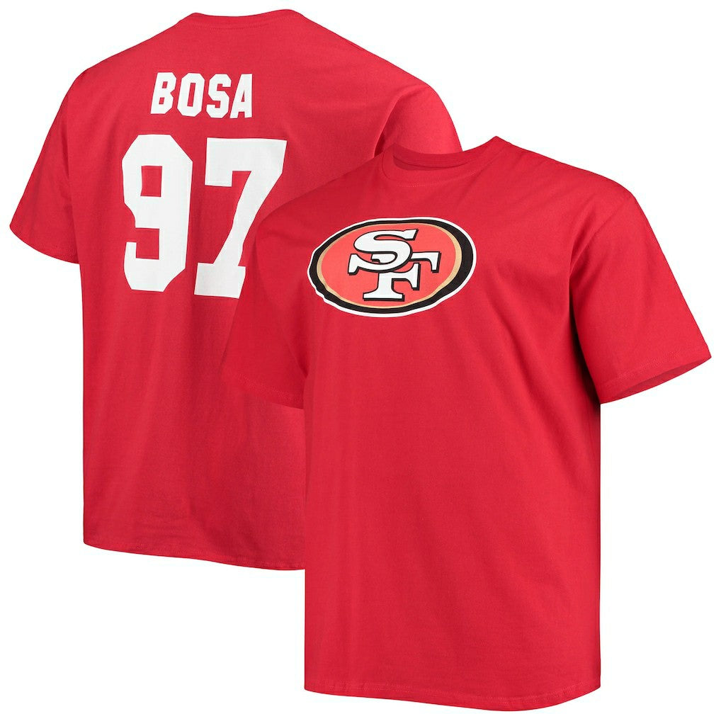 Nick Bosa San Francisco 49ers Big & Tall Player Name & Number T-Shirt - Scarlet - Fanatics