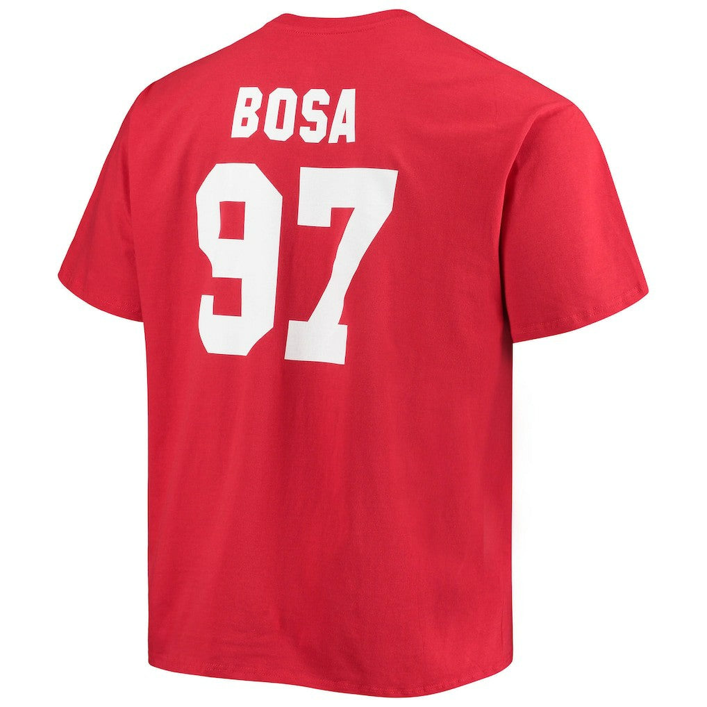 Nick Bosa San Francisco 49ers Big & Tall Player Name & Number T-Shirt - Scarlet - Fanatics