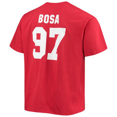 Nick Bosa San Francisco 49ers Big & Tall Player Name & Number T-Shirt - Scarlet - Fanatics