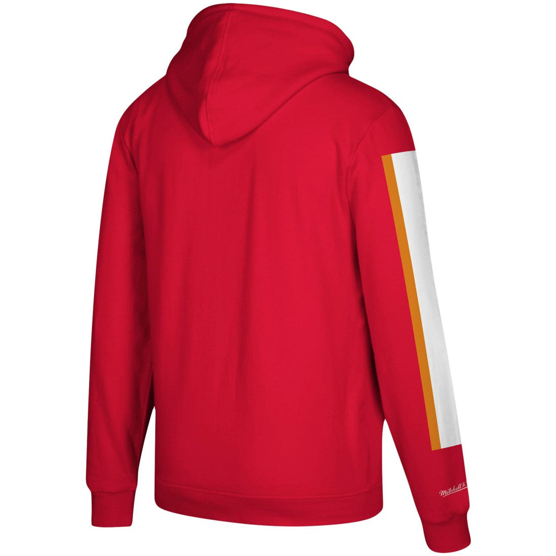 Tampa Bay Buccaneers Three Stripe Pullover Hoodie - Red - Mitchell & Ness