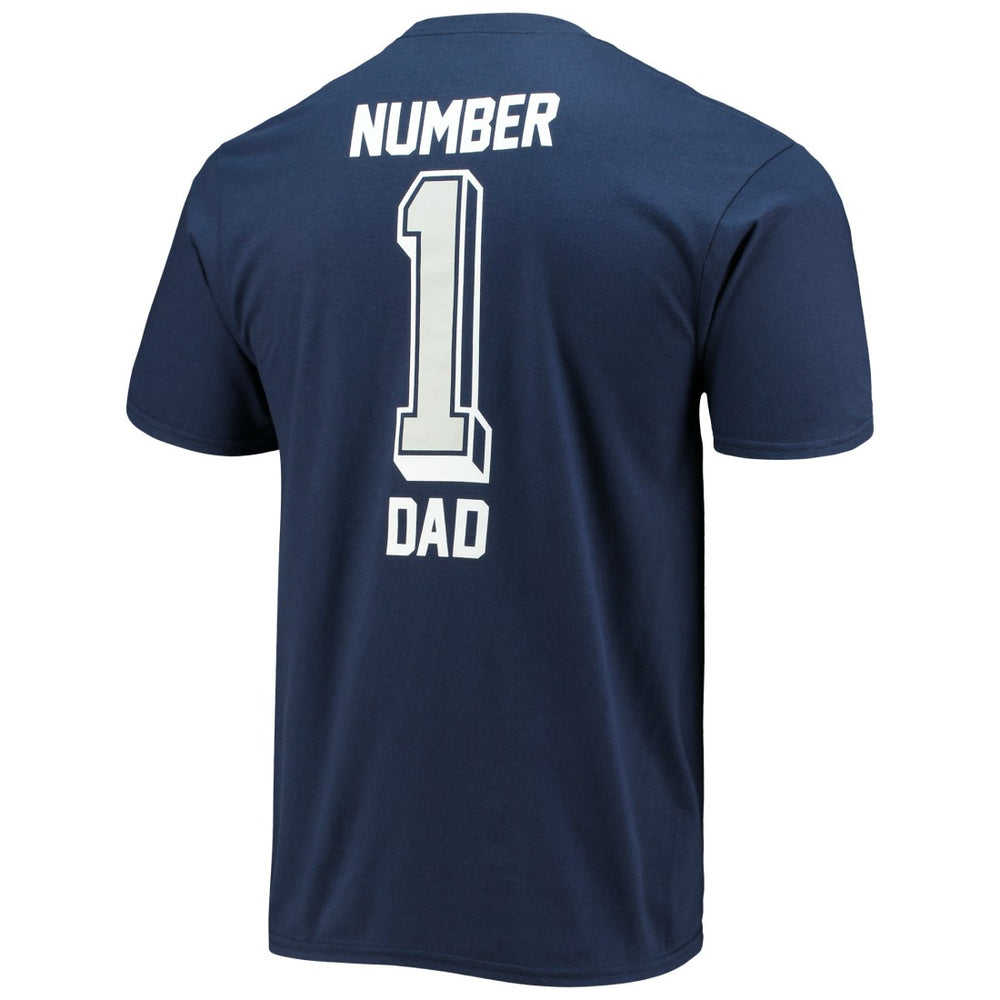 Dallas Cowboys #1 Dad T-Shirt - Navy - Fanatics