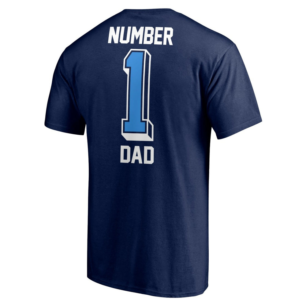 Tennessee Titans #1 Dad T-Shirt - Navy - Fanatics
