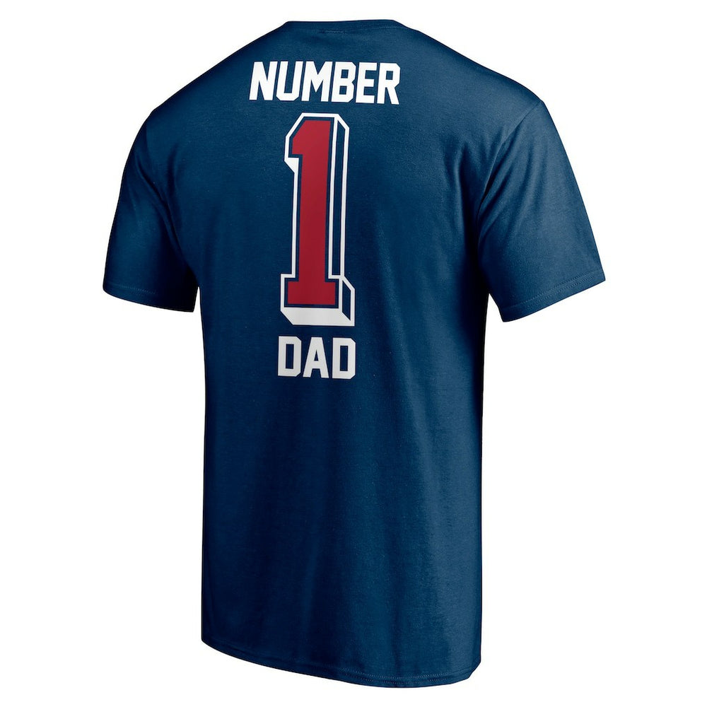 Houston Texans #1 Dad T-Shirt - Navy - Fanatics