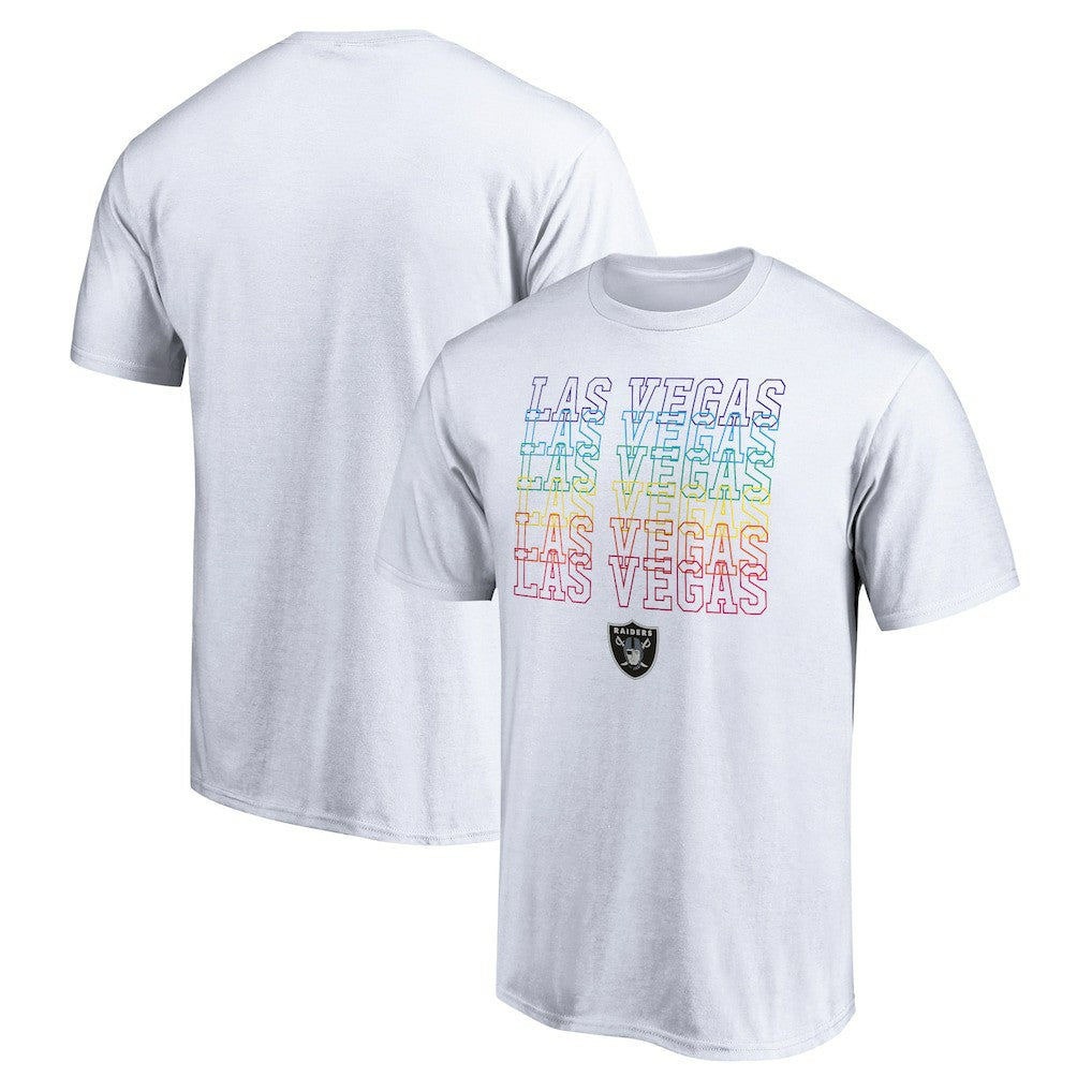 Las Vegas Raiders City Pride T-Shirt - White - Fanatics