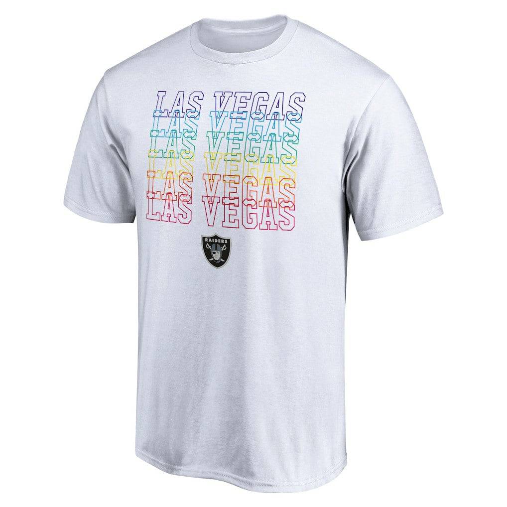 Las Vegas Raiders City Pride T-Shirt - White - Fanatics