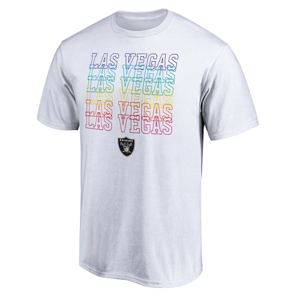 Las Vegas Raiders City Pride T-Shirt - White - Fanatics