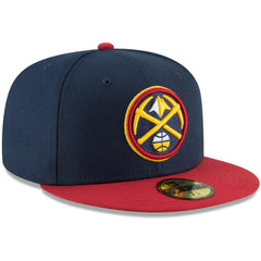New Era Denver Nuggets 2-Tone 59FIFTY Fitted Hat Navy/Red