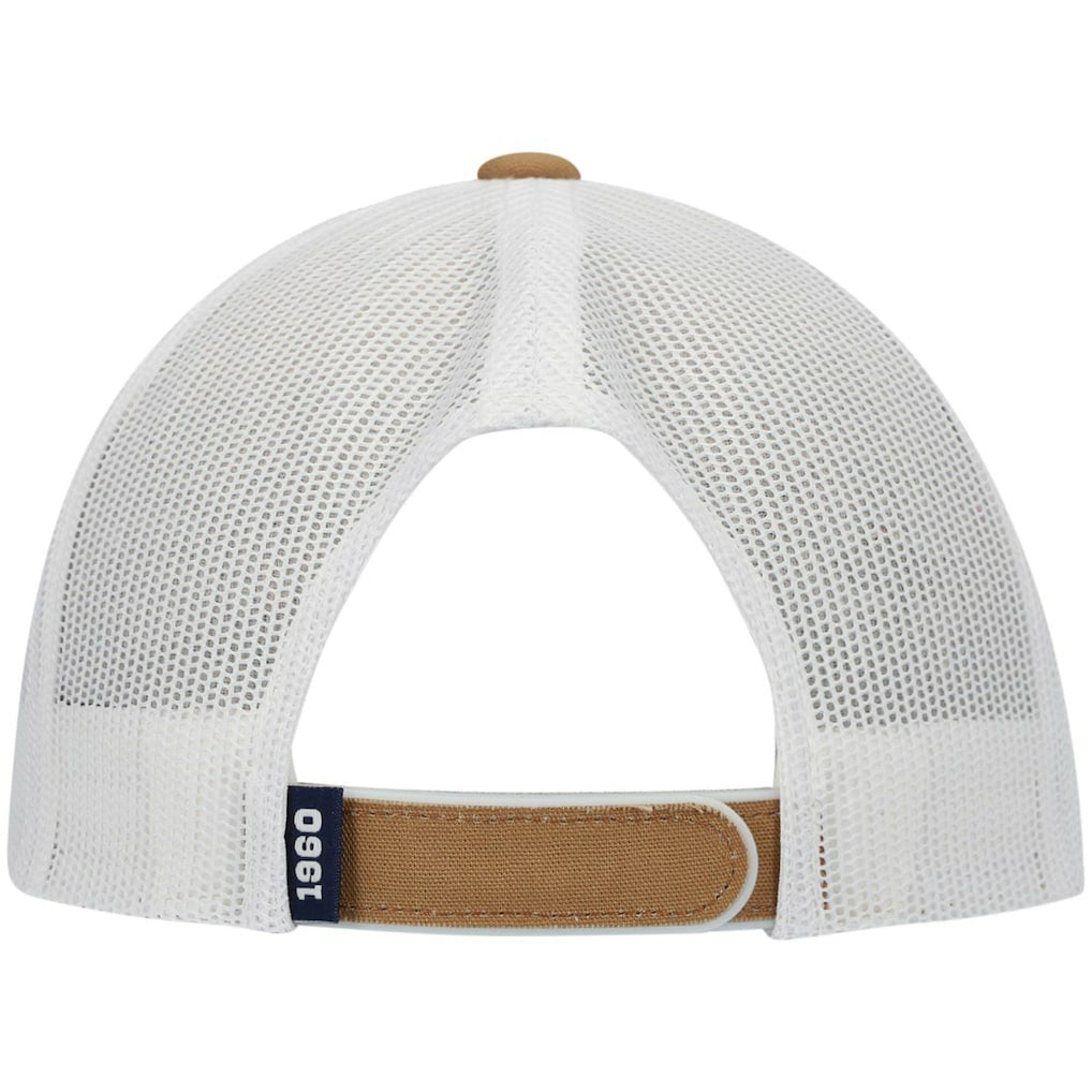 Dallas Cowboys HOOey Logo Trucker Snapback Hat - Tan/White - NFL