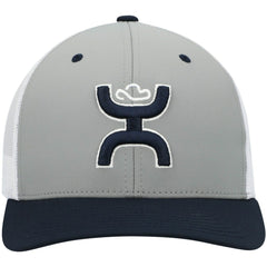 Dallas Cowboys HOOey Tri-Color H Trucker Snapback Hat - Gray/Navy - NFL