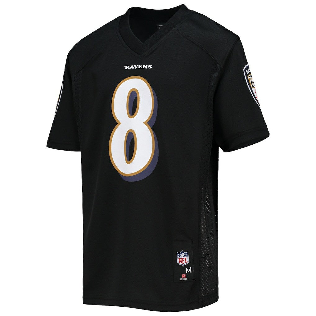 Lamar Jackson Baltimore Ravens Youth Replica Player Jersey - Black - NFL