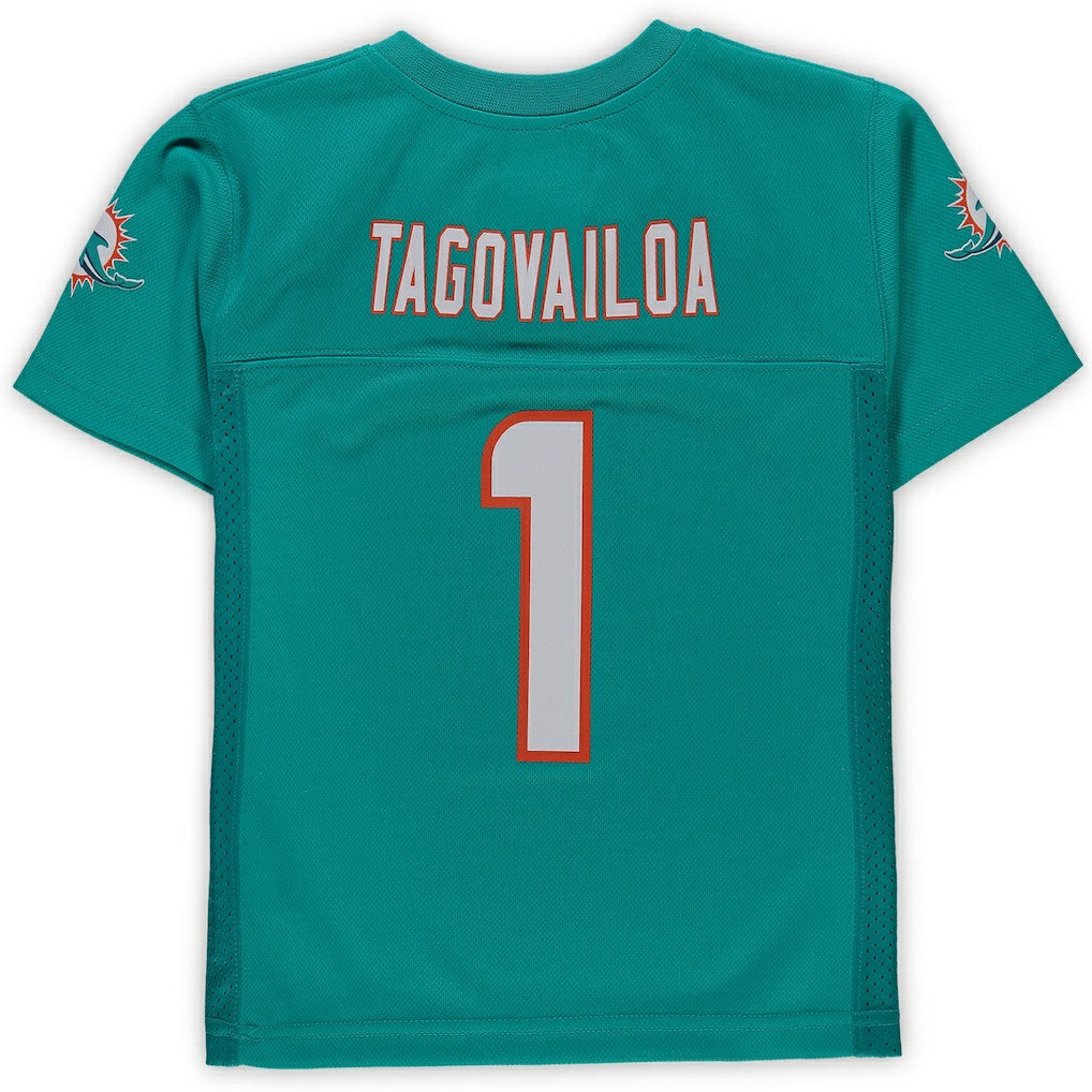Tua Tagovailoa Miami Dolphins Preschool Replica Player Jersey - Aqua - NFL