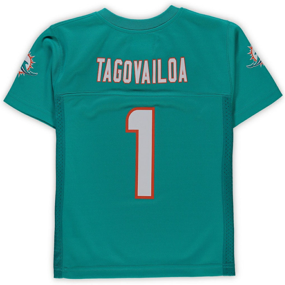Tua Tagovailoa Miami Dolphins Preschool Replica Player Jersey - Aqua - NFL